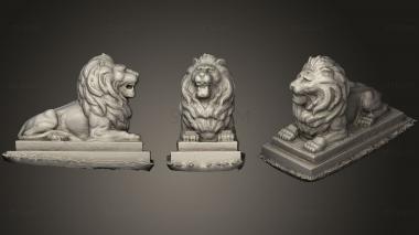3D model Fort Canning lion (STL)